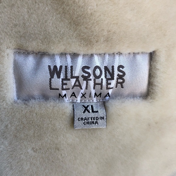 WILSON’S Leather Maxima Suede Sherpa Jacket - Picture 7 of 9